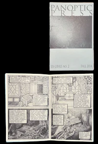 an open book with a drawing of a room