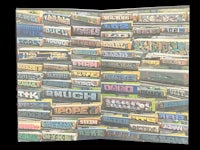 a book with a lot of graffiti on it