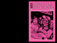 a pink cover with a picture of a man and a woman